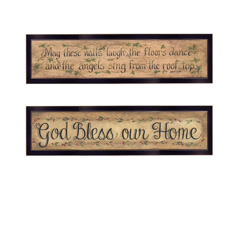 "Blessed Home" 2-Piece Vignette by Gail Eads