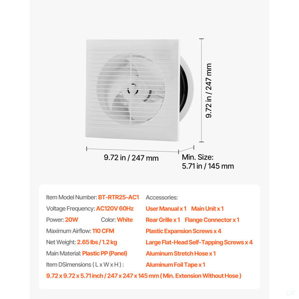 Dimensions du produit