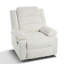 Fauteuil inclinable manuel en velours côtelé avec dossier à oreilles Ameiah-1928546626