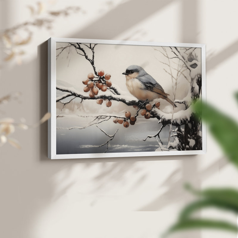 Art de Noël - DCCCLV - Reproduction encadrée - Restickable, H 16 po x l 20 po, Blanc