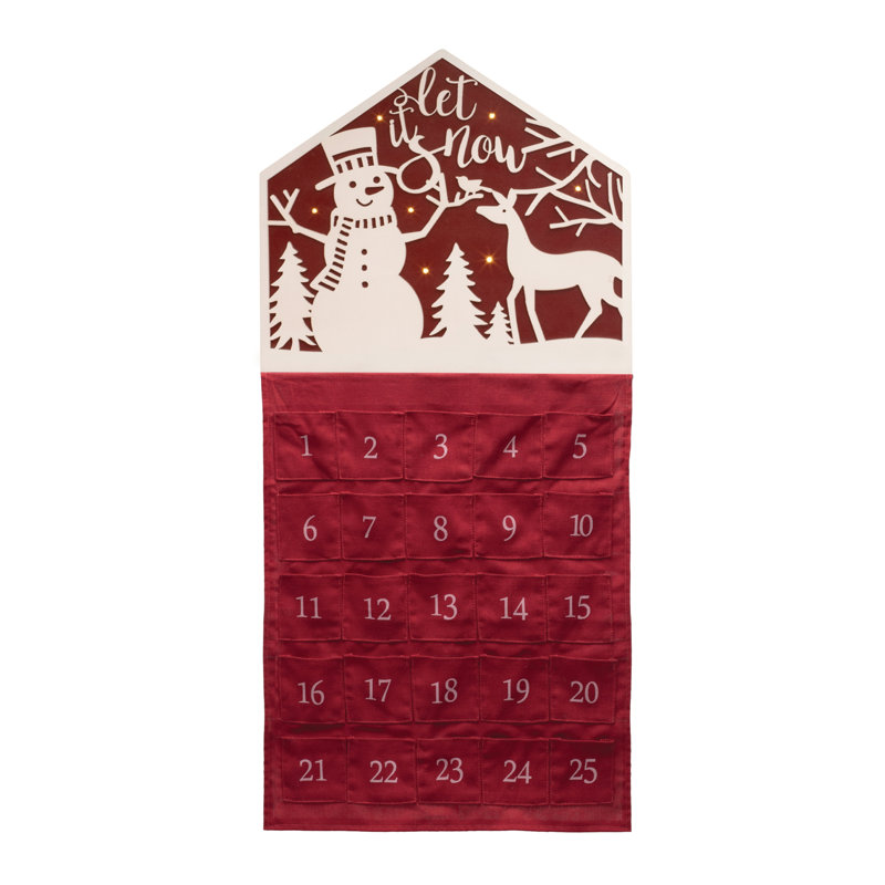 Let It Snow Christmas Countdown H 35 po