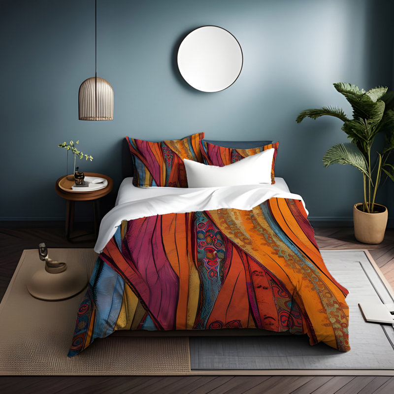 Ensemble de housse de couette, Housse de couette pour très grand lit et 2 très