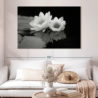 Harnek Monochrome Water Lilies