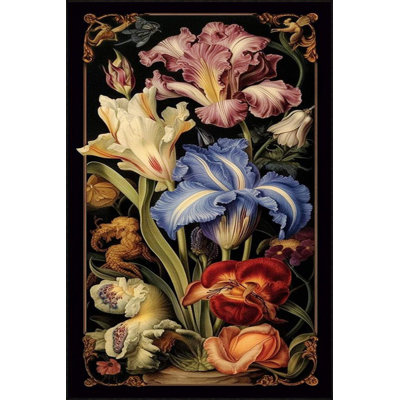 Colorful Modern Decorative Machine Washable Rug