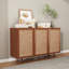 Buffet d'appoint avec portes et tablettes