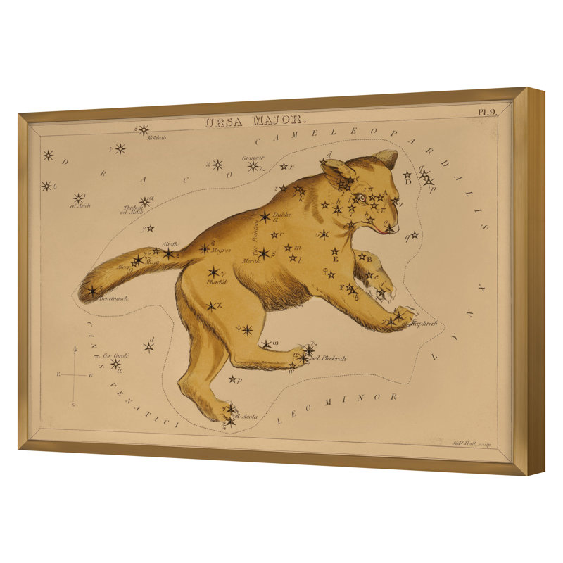 Ursa Major Print by Grand Archives, Gold Framed, 32" H x 45" W