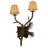 Rustic Lodge Candle Wall Light-16183306