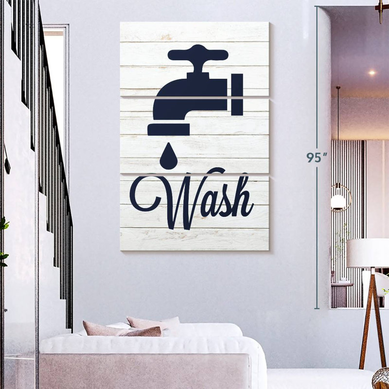 Tergel Laundry Wash I, 74" H x 48" W