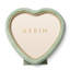 Valentina Suede Heart Frame, Sage