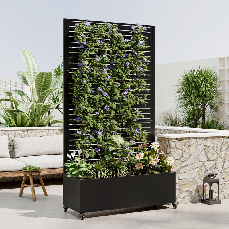 Metal Garden Bed Trellis