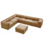 Canapé modulaire moderne 6 pièces avec rangement en chenille douce de style contemporain Cylindrica pour le salon-1976468008-1976468011