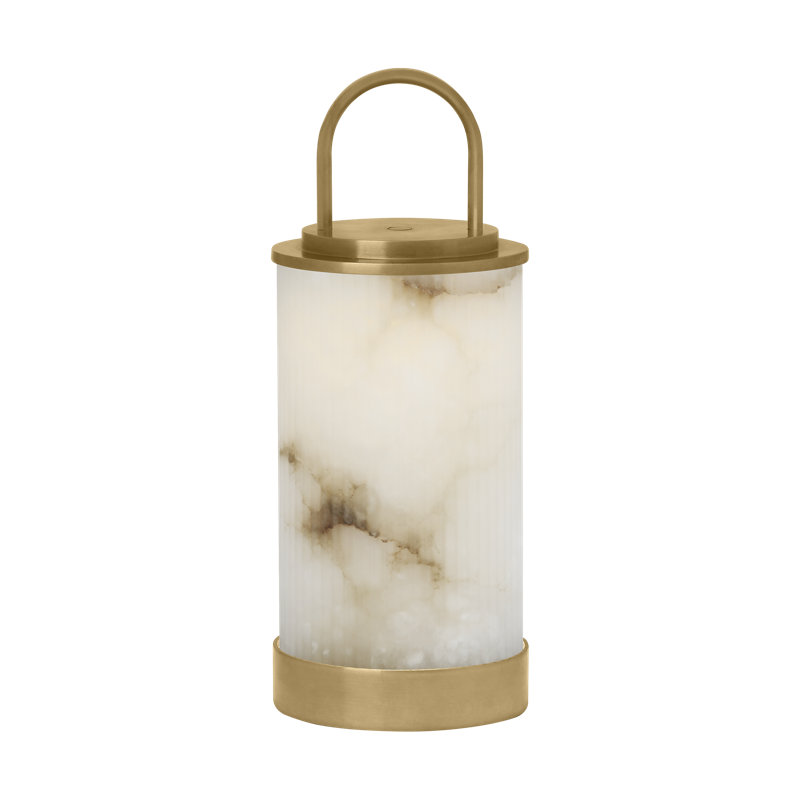 Tawa Alabaster Accent Rechargeable Table Lamp