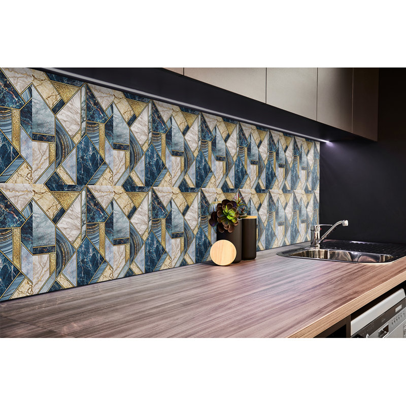 Self Adhesive Vinyl Splashback Sticker Wall Stickers 39,37x19,68 Inch Tile Peel and Stick Wall Tiles