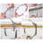 Zinc Shower Curtain Hook-60023801