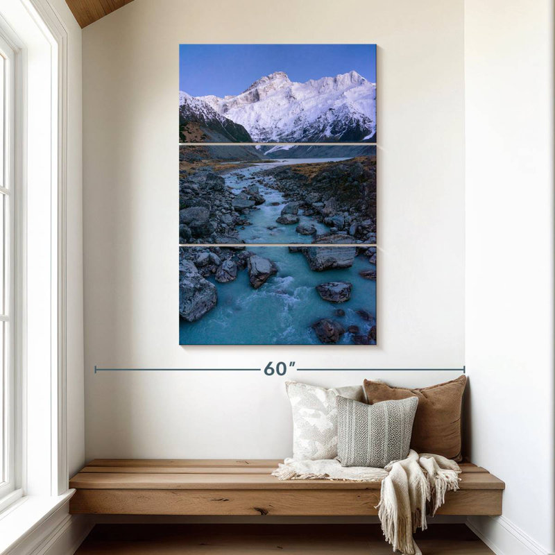 Hooker River Rocks, 50" H x 32" W