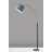 Necmiye 73.5'' Brass Arched Floor Lamp