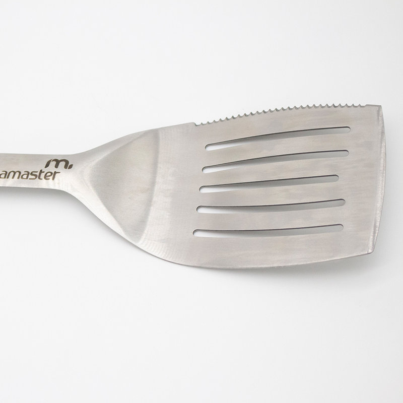 16" Stainless Steel Grill Spatula with Black Handle