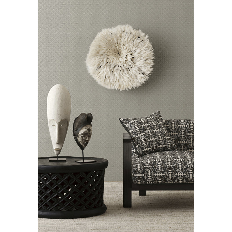 Boutique Geometric Fan Wallpaper Roll, Purple