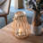 Wood Decorative Lantern, Small Lantern – Handle Design, Industrial Classic Look, Glass Shade, Great For Home/garden/wedding Indoor Outdoor Accent