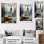«Gray Church and Harbour Boat Sunset» - art mural coucher de soleil côtier-2070839030-2070839034