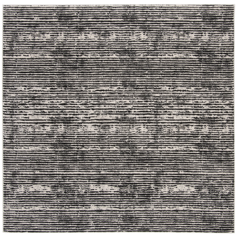 Fowler Performance Abstract Rug, Square 5'