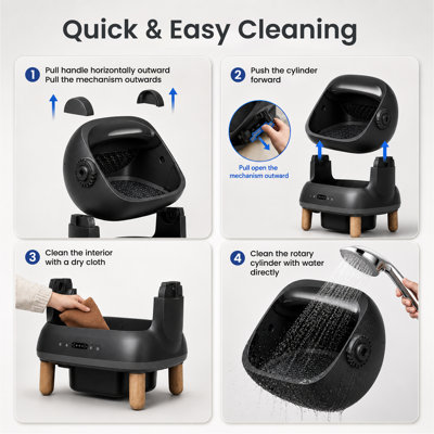 Bac à litière à nettoyage automatique pour chats multiples, contrôle intelligent de l'application avec contrôle du poids, sécurité anti-pincement, grande capacité, installation facile sans outil