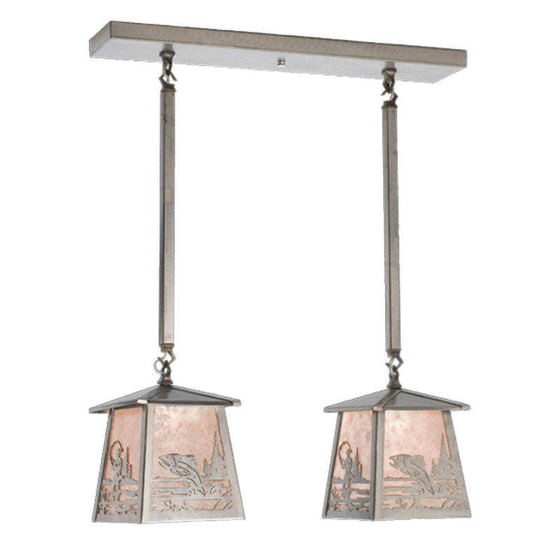 Fly Fishing Creek 2 - Light Pendant