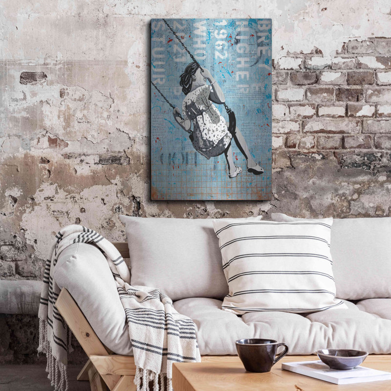'SPRING SWING' by DB Waterman, 36" H x 24" W