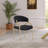 17.72'' H Upholstered Metal Armchair-360663309-360663299