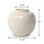 Approx. 6" High Off White Ceramic Round Pot (4.5" Opening)-157828075