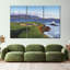 Pebble Beach 7e trou sur toile, ensemble de 3 pièces-92829738