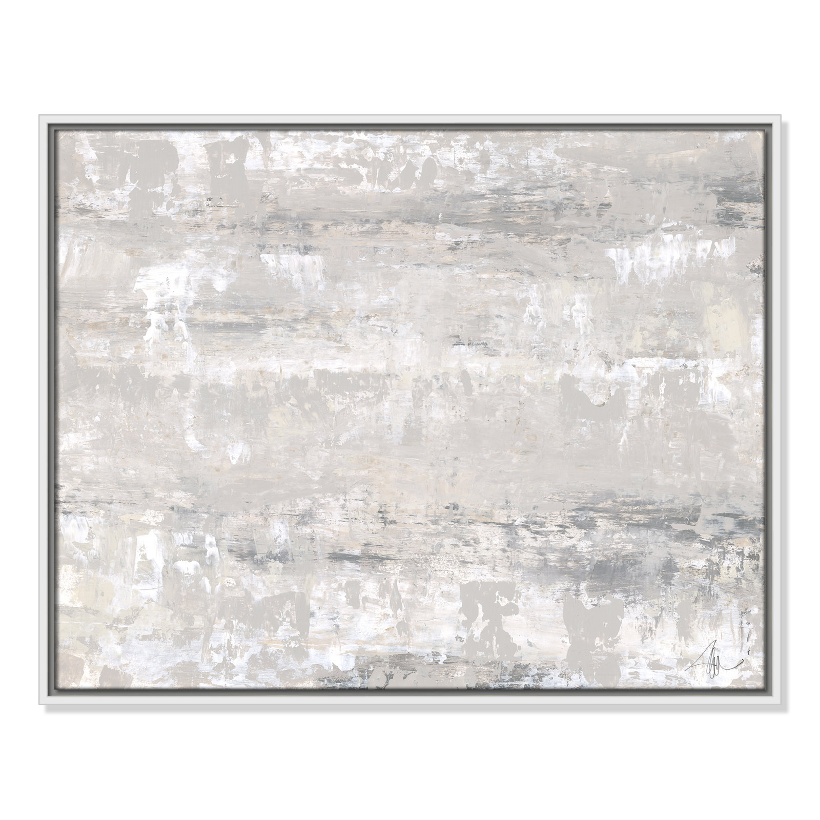 Desert Winds by Filippo Ioco - Print, 23.5" H x 29.5" W x 2" D, White Framed Canvas