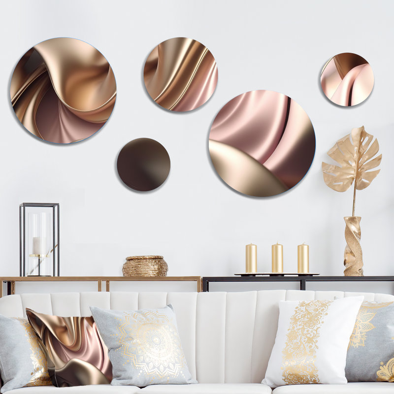 Abstract Wall Decor on Metal