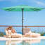 Parasol de patio rectangulaire 8 x 10 pi - UPF 50+, parasol d'extérieur robuste-2051840458