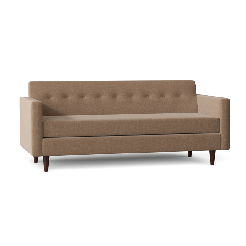 Floodwood Upholstered 77.5'' Sofa, Crafty Portobello