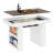 2-in-1 Multi-Functional Game Table with Removable Top, Cup Holders and Storage-112648061