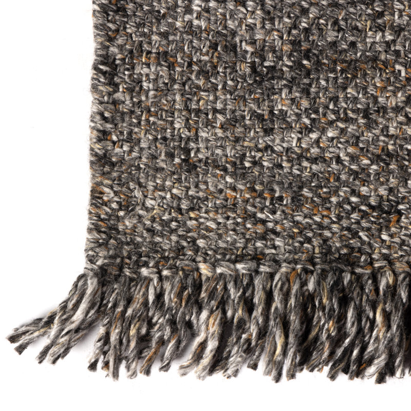 Nomad Outdoor Area Rug, Ruttan Cobblestone, Rectangle 8' x 10', Slate