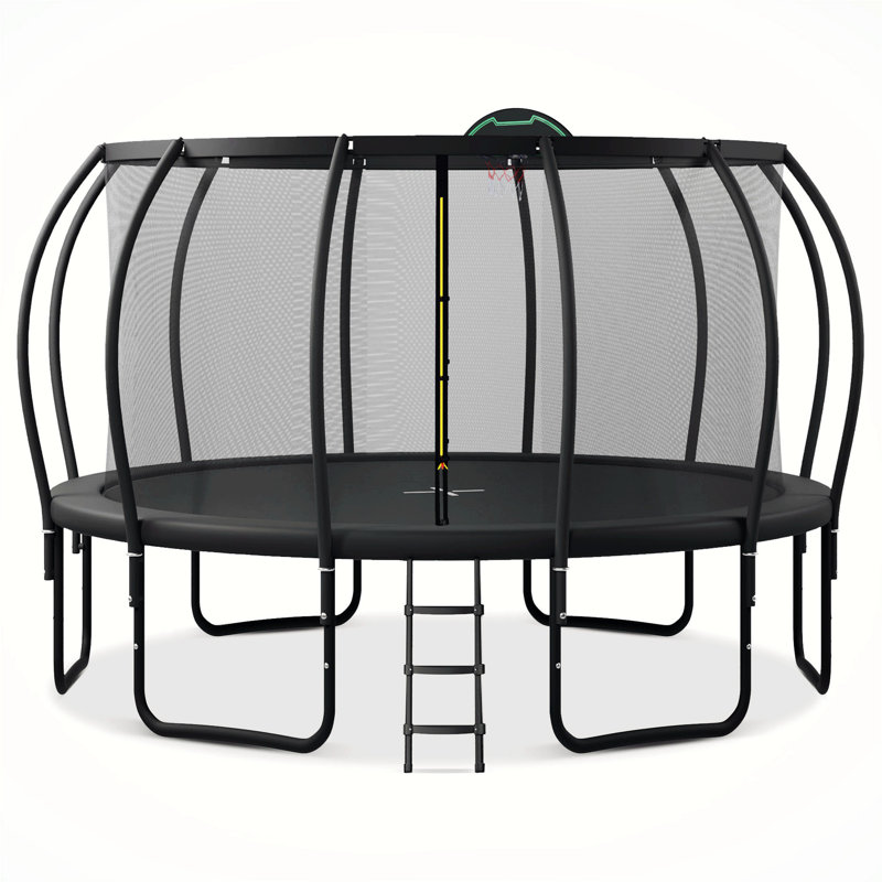 Trampoline Novel Style pour enceinte sécuritaire 12 piquets de sol