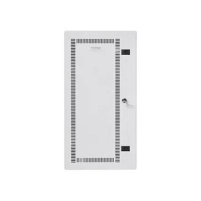 Structured Media Enclosure, 42-Inch, Recessed In-Wall Media Box With Cover, Wall-Mount Cable Management Box Kit, Structured Wiring Multi-Media Cabinet, Cold-Rolled Steel, For TV Home Theater