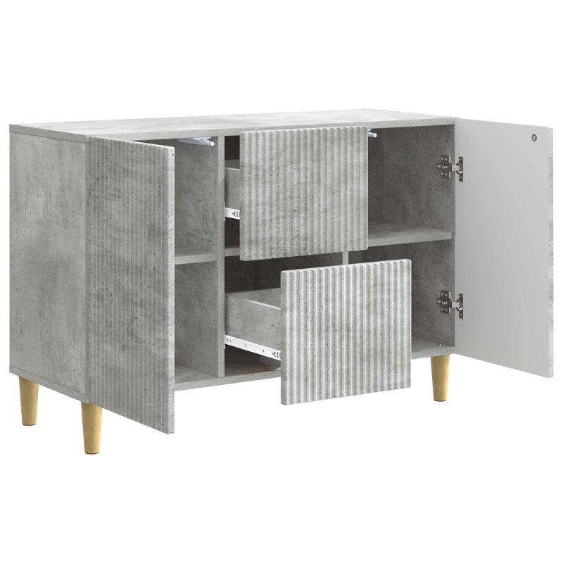 89cm Sideboard, Concrete Grey