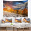 Tapisserie de carpathian à montagnes avec accessoires suspendus en polyester first snow-28500505