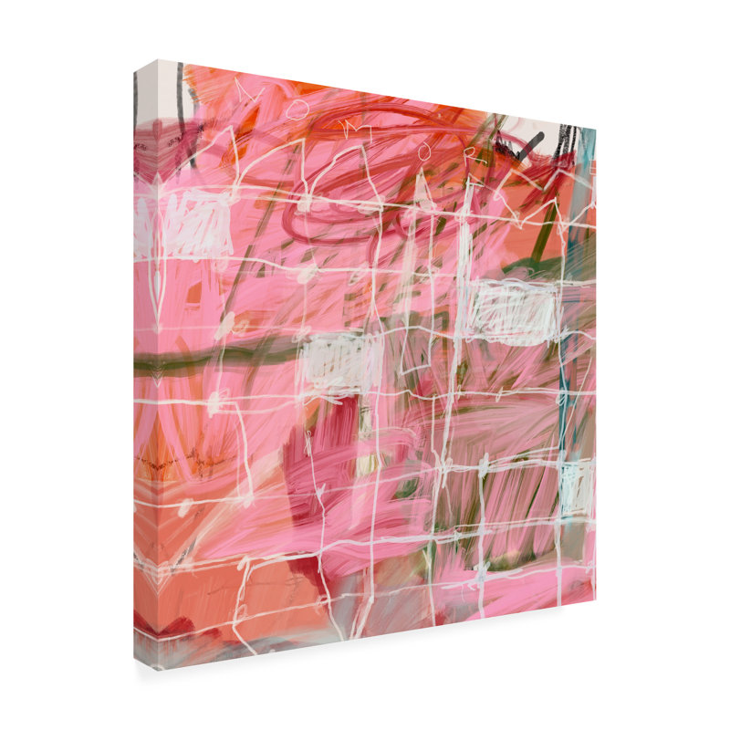 «Danielle Lauzon», art complet sur toile, H 14 po x l 14 po
