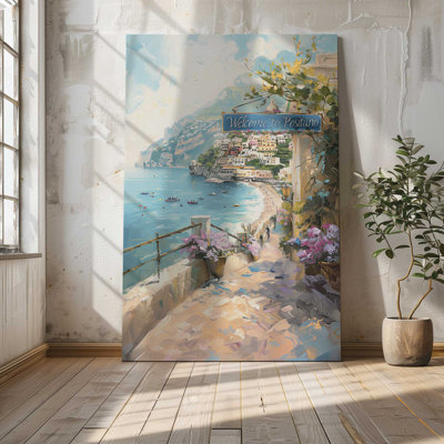 Positano Paradise, grande impression sur toile