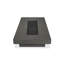Cowden 72" W Rectangle Concrete Propane Fire Pit Table-316610032