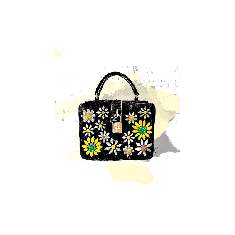 Sac Bloom par - Toile tendue, H 12 po x l 8 po x P 0,75 po