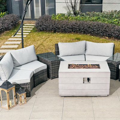 Arrika 6 - Person Patio Conversation Set with Cushions