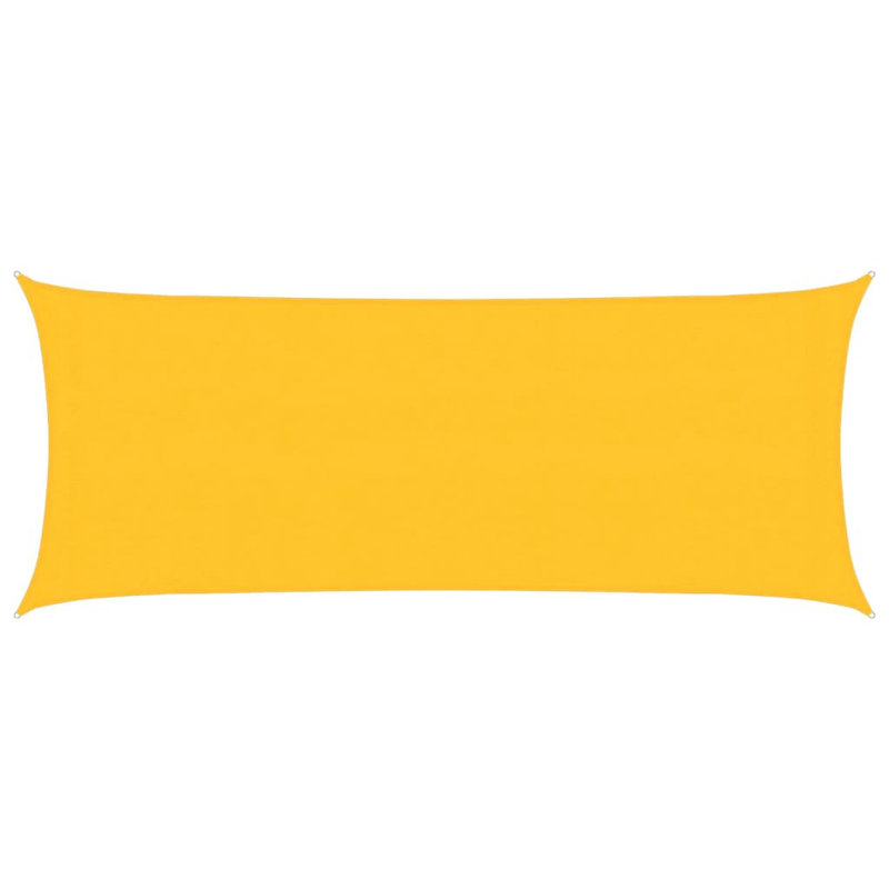 Dakota Fields 500 cm W x 200 cm D Plastic Retractable Freestanding Awning, Yellow