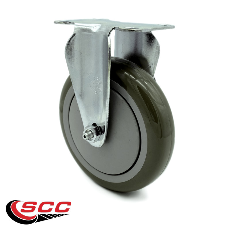 Polyurethane Caster, Gray