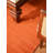 Joc Hand Woven Flat Weave Kilim Wool Eco-Friendly Area Rugs  -  Rectangle, Dark Orange Color, Plain Solid Design, Low Pile  Handmade Area Rugs for Living Room, Bed Room-24418952-126643371