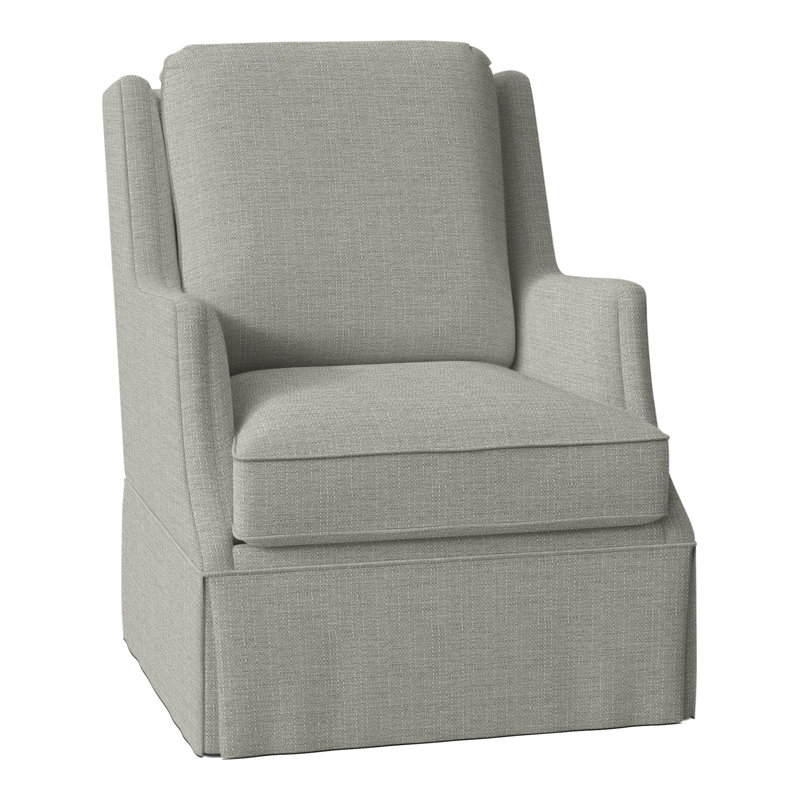 Savannah Swivel Wingback Chair, Perigold Willa Celery